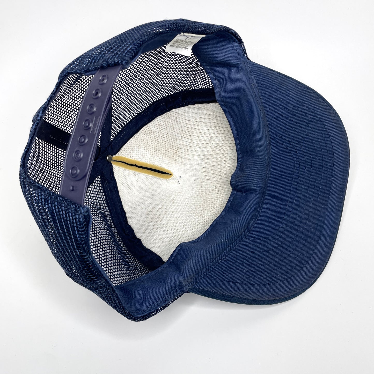 Kenaco Mesh Foam Trucker Hat Vintage Rope Snapback Hat - Navy
