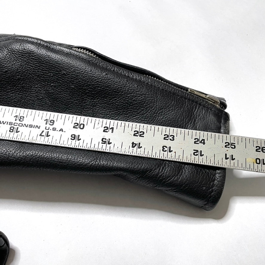 Double Rider Leather Jacket - Heavy Vintage Spartan Genuine Cowhide Size 40 / M