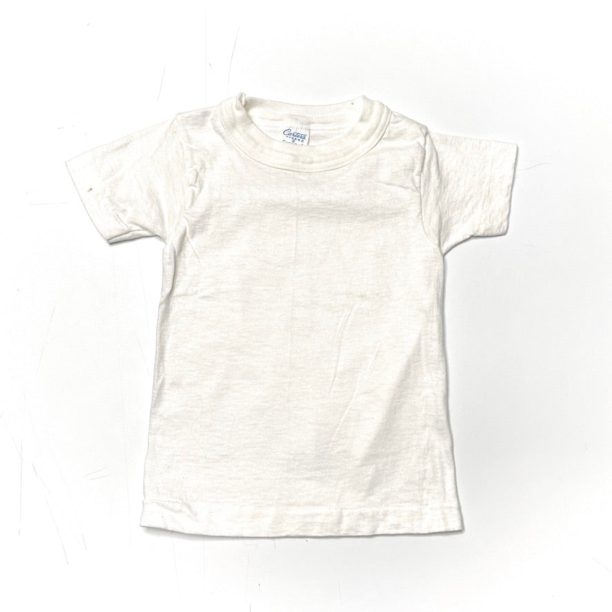 Plain White Cotton T-Shirt 2T
