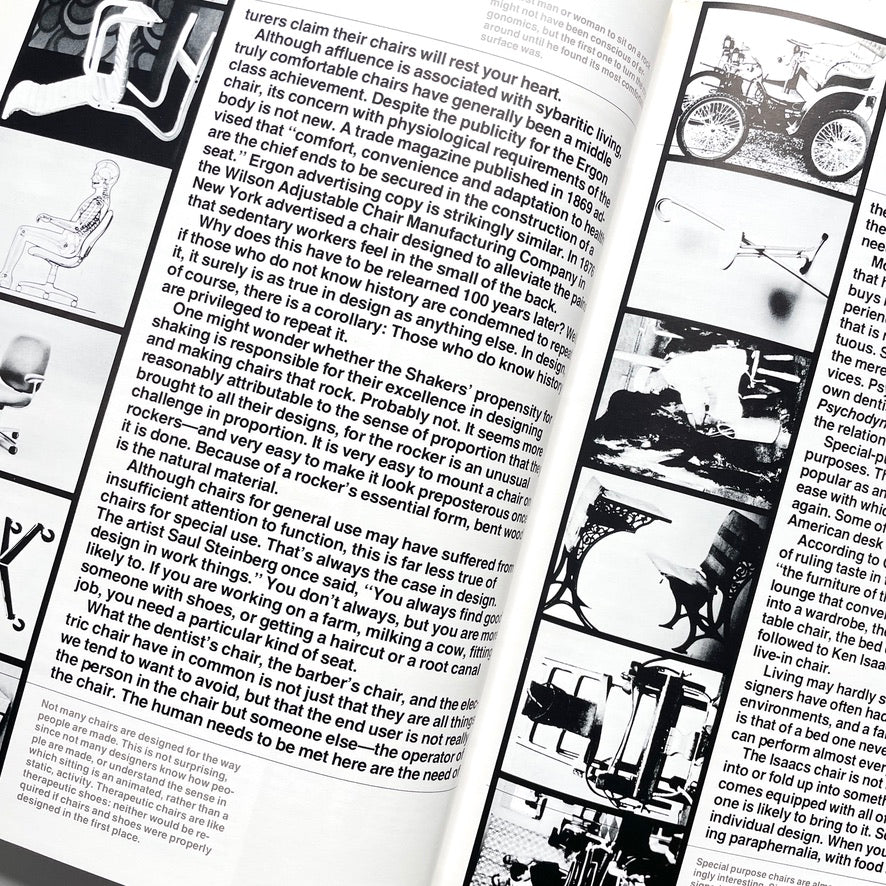 Chair 1978 Hardcover Design History Book