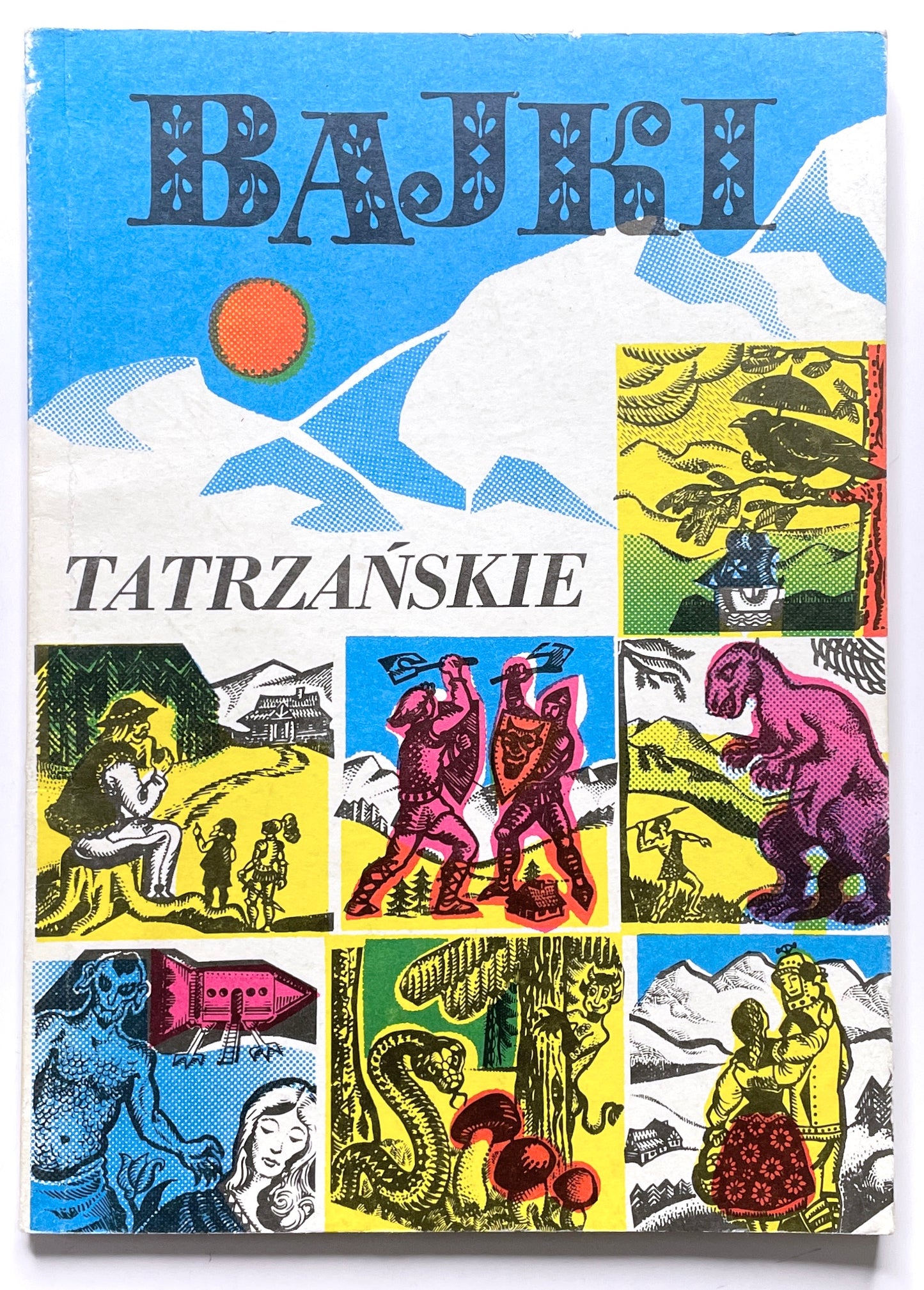 'Bajki' Polish Book of Fables & Fairy Tales 1989 Illustrated Trade Paperback Book