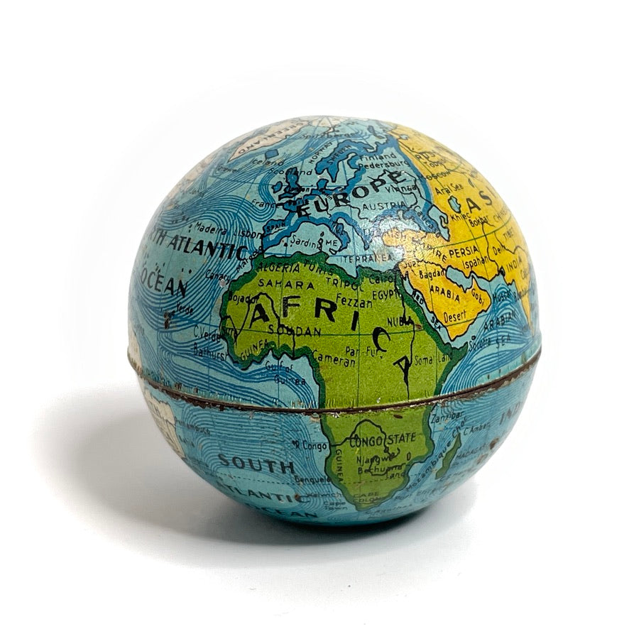 Antique Mini Globe Sewing Etui