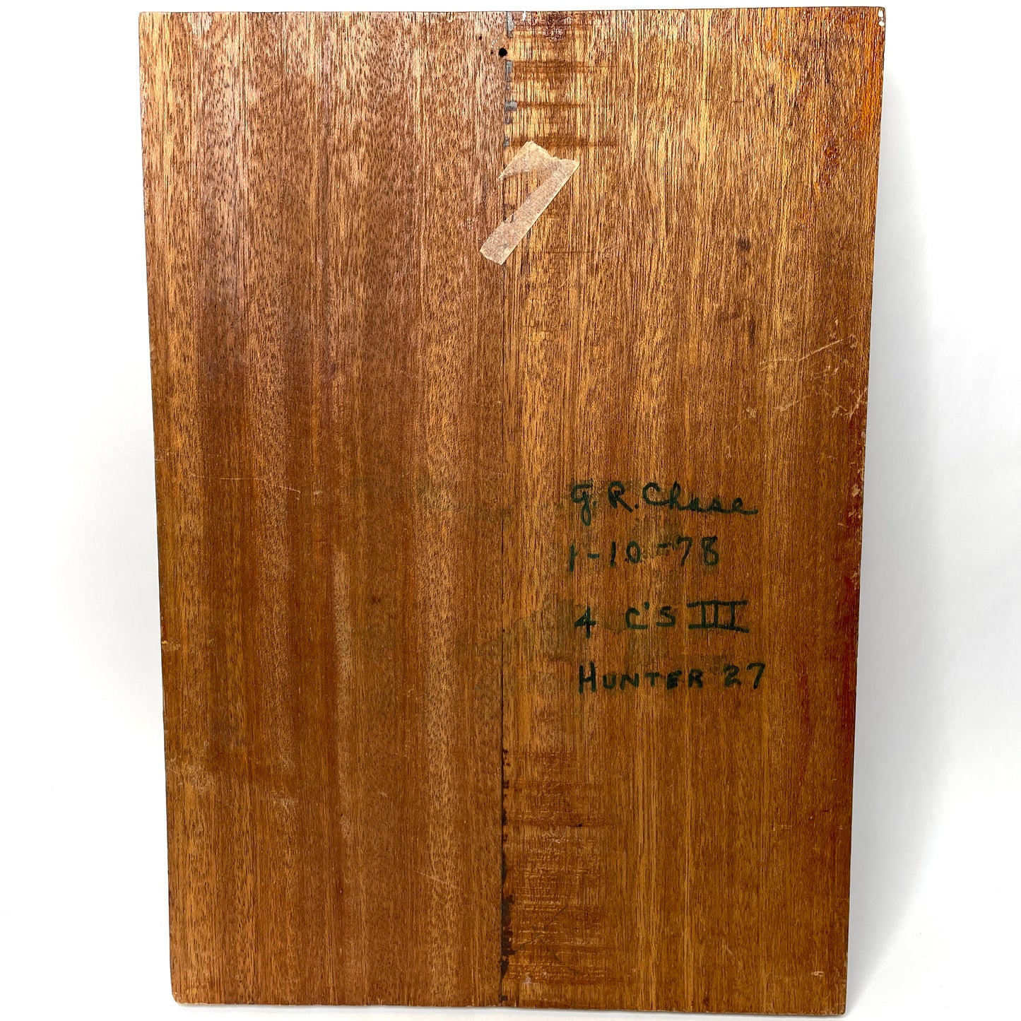 Vintage 70s New England Folk Art Sailboat Relief Carving - 10x14"