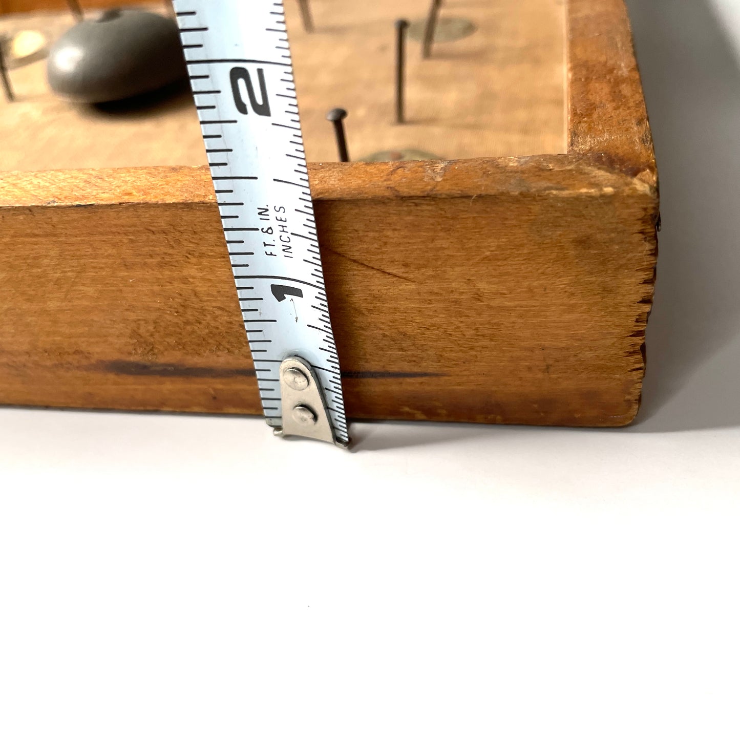 Antique 1876 M. Redgrave's Parlor Bagatelle Table 'One Star, Two Bells'