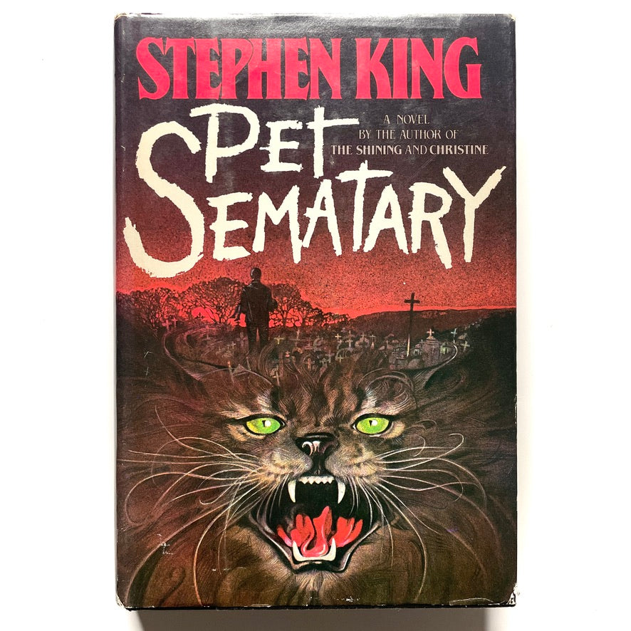 Pet Sematary Stephen King Hardcover Book *1st Book Club, 1st Print* 1983 Doubleday