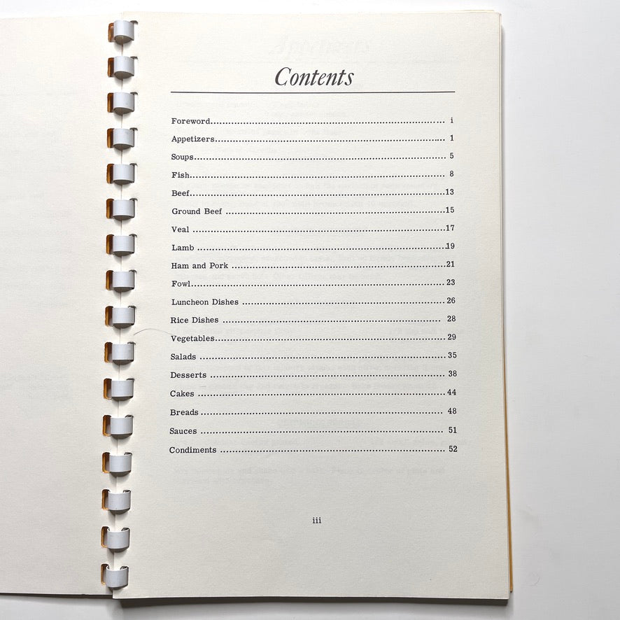The Faculty Club Cookbook of Smith College 1964 Northampton MA - 60s Vintage Spiral Bound Illustrated Recipe Book