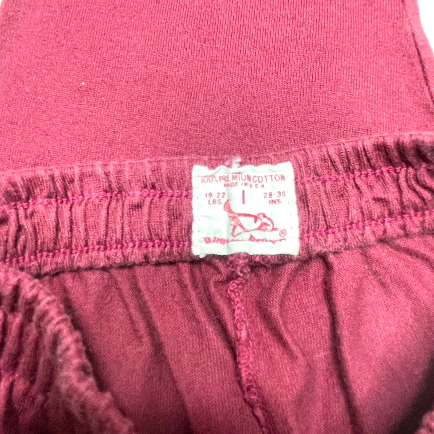 Maroon Cotton Comfy Pants 12M