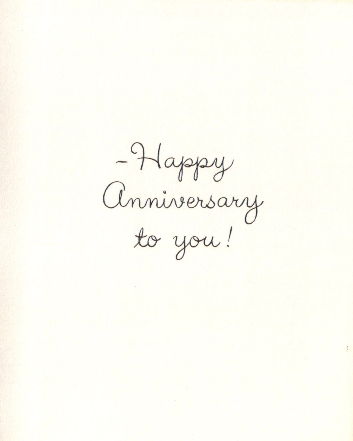 Anniversary - Piano Kids - Vintage Greeting Card