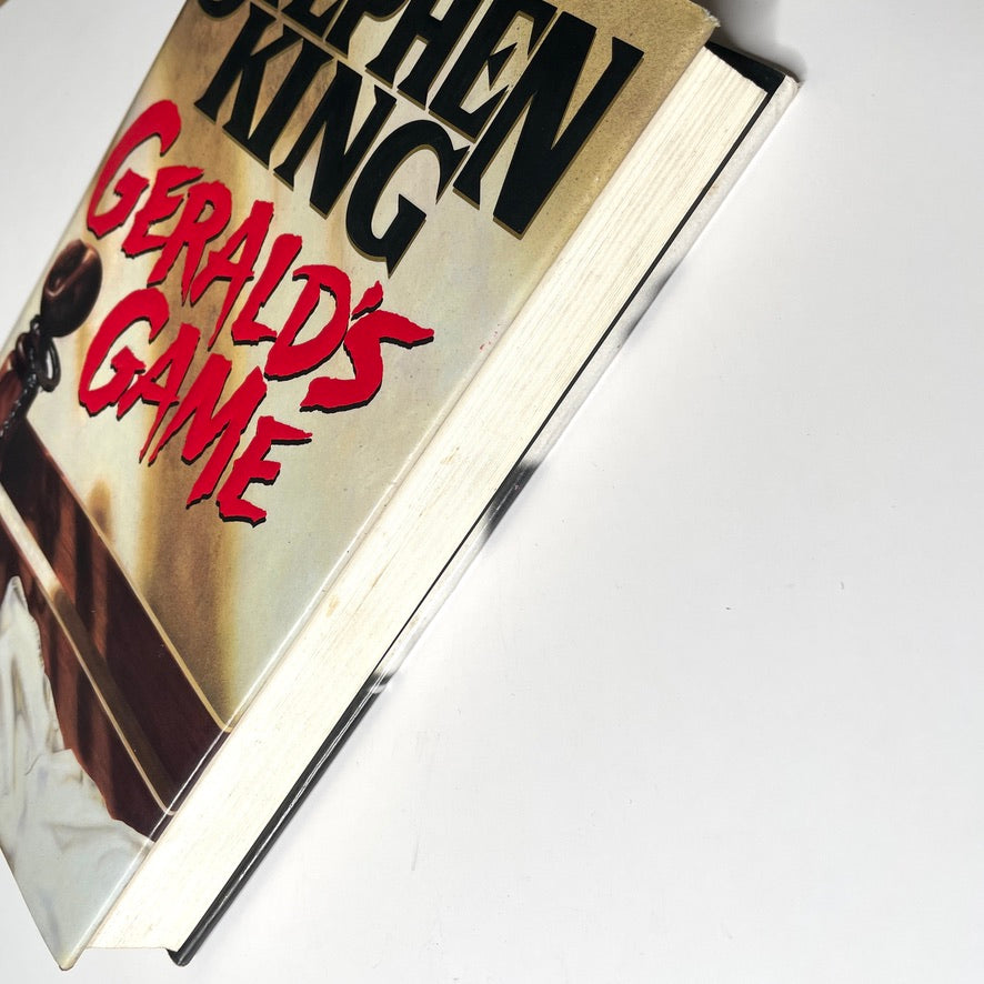 Gerald's Game Stephen King Hardcover Book *1st Edition, 10th Print* 1992 Viking