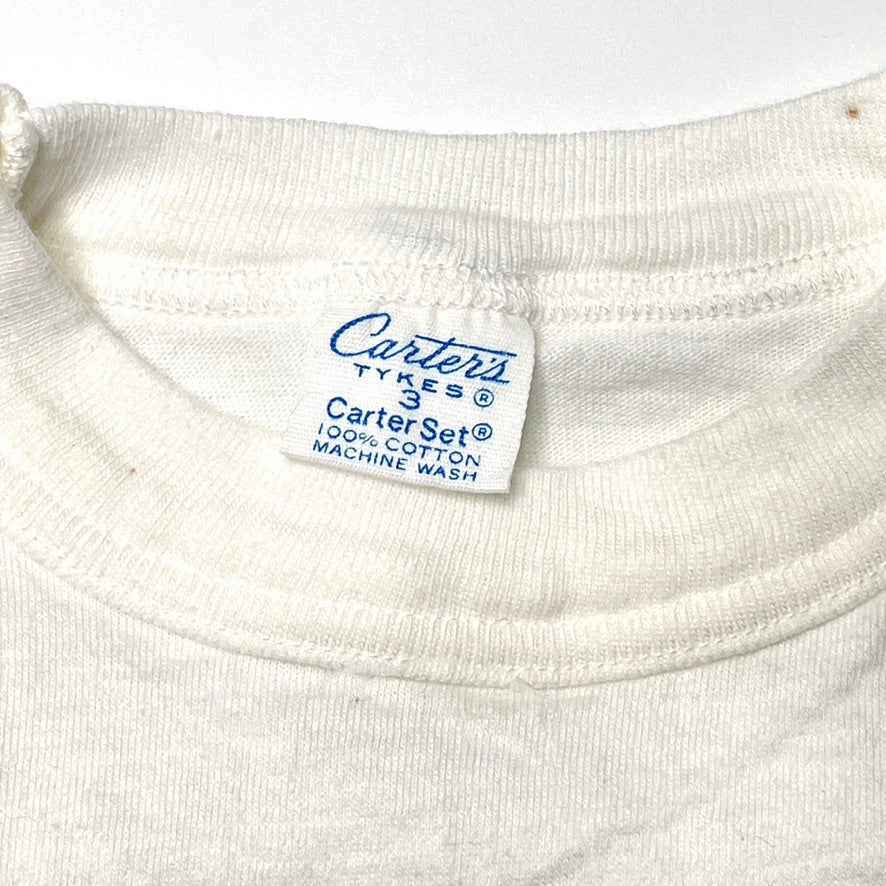 Plain White Cotton T-Shirt 2T