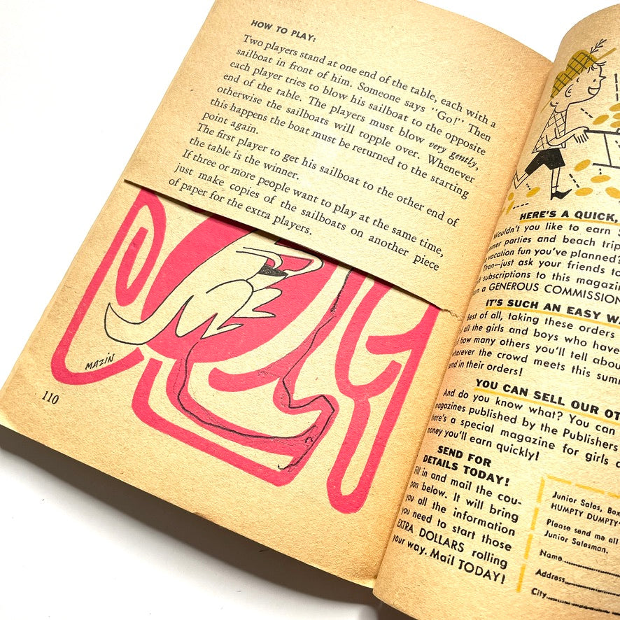 Humpty Dumpty's Magazine 1954 Kids Activity Book