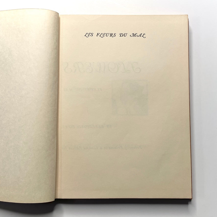 Flowers of Evil: Baudelaire Pattern & Prose 1947 Illustrated Hardcover Book