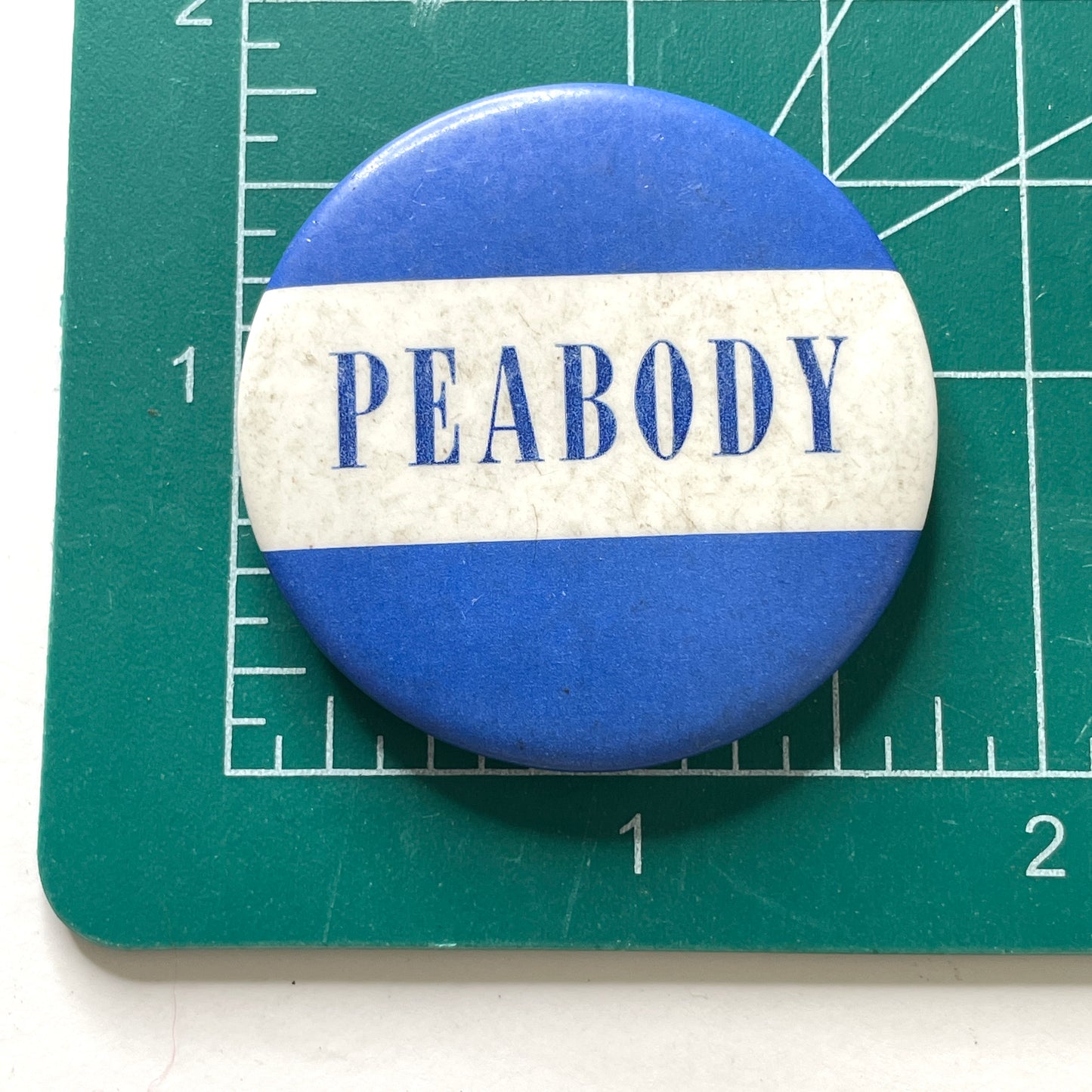 Peabody Political Campaign 60s Vintage Pinback Button 1.75"