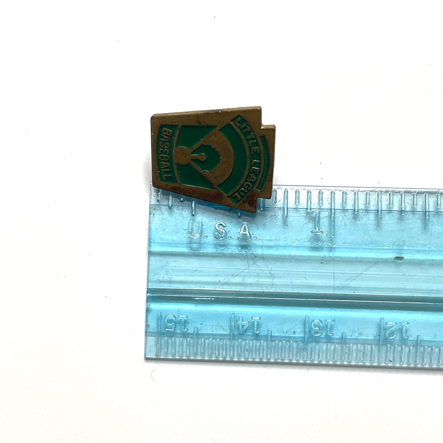 Little League Baseball - 60s Vintage Enamel Lapel Pin 0.75"