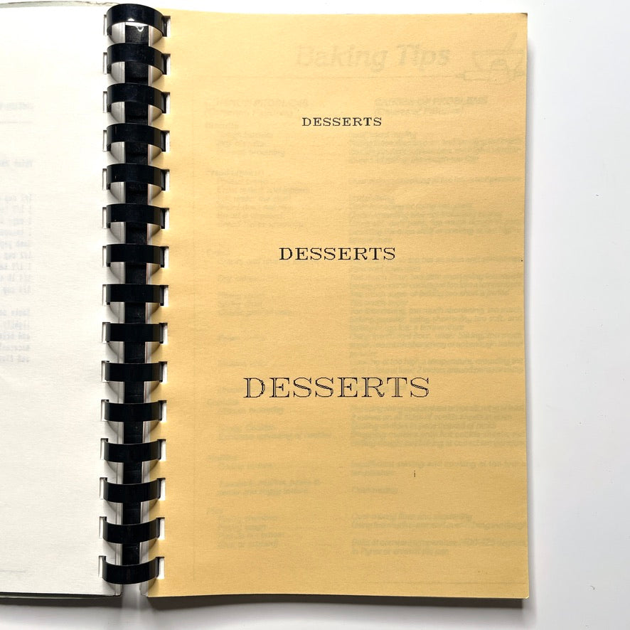 Cooking With Spirit Cookbook New London CT - 80s Spiral Bound Illustrated Recipe Book