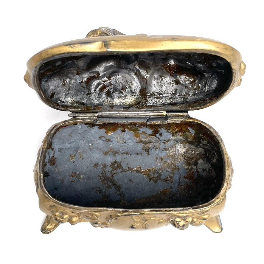 Jenning Bros Antique Openwork Jewelry Casket JB 827