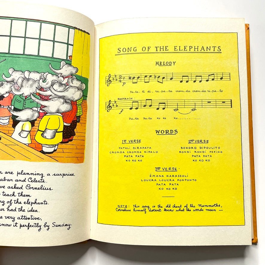 Grimm's Fairy Tales & Babar The King 1955 Illustrated Dandelion Book