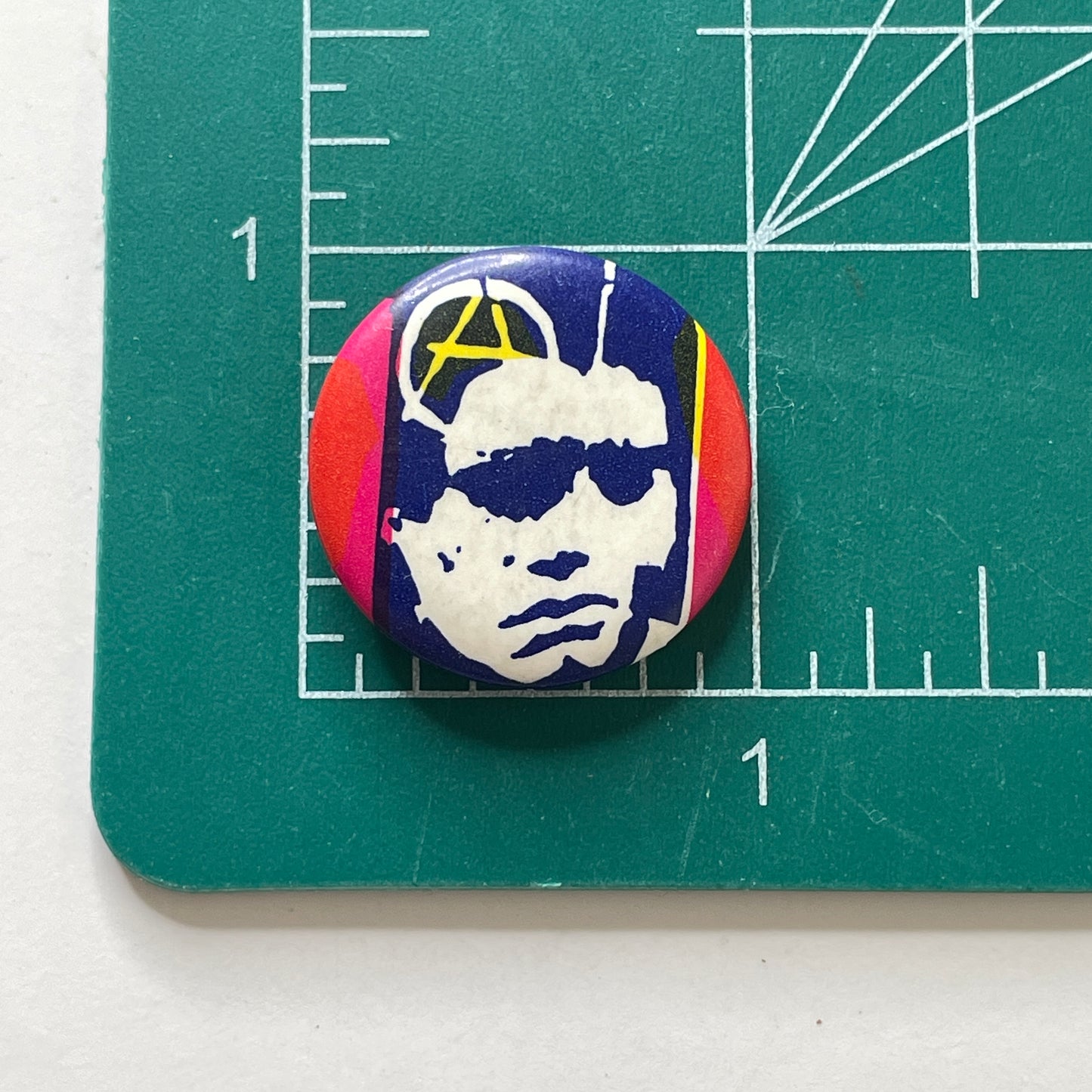 Discharge Punk Band - Anarchy 80s Vintage Pinback Button 1"