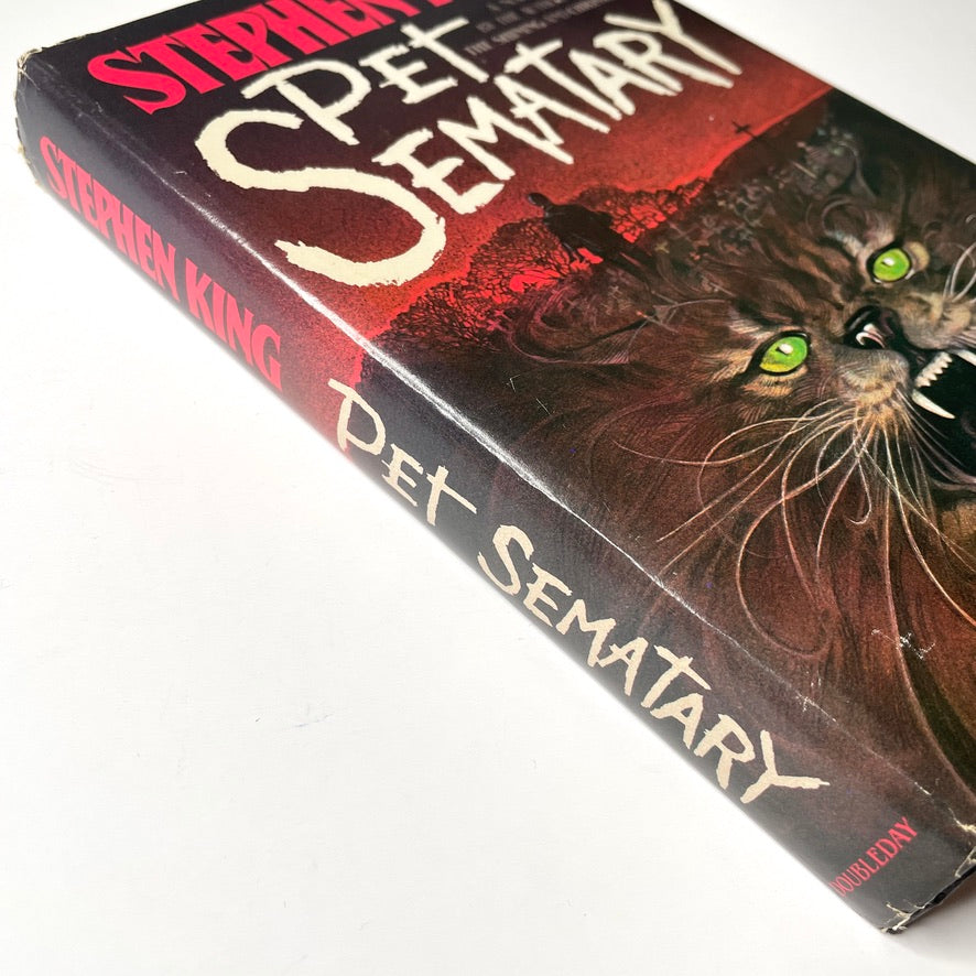 Pet Sematary Stephen King Hardcover Book *1st Book Club, 1st Print* 1983 Doubleday