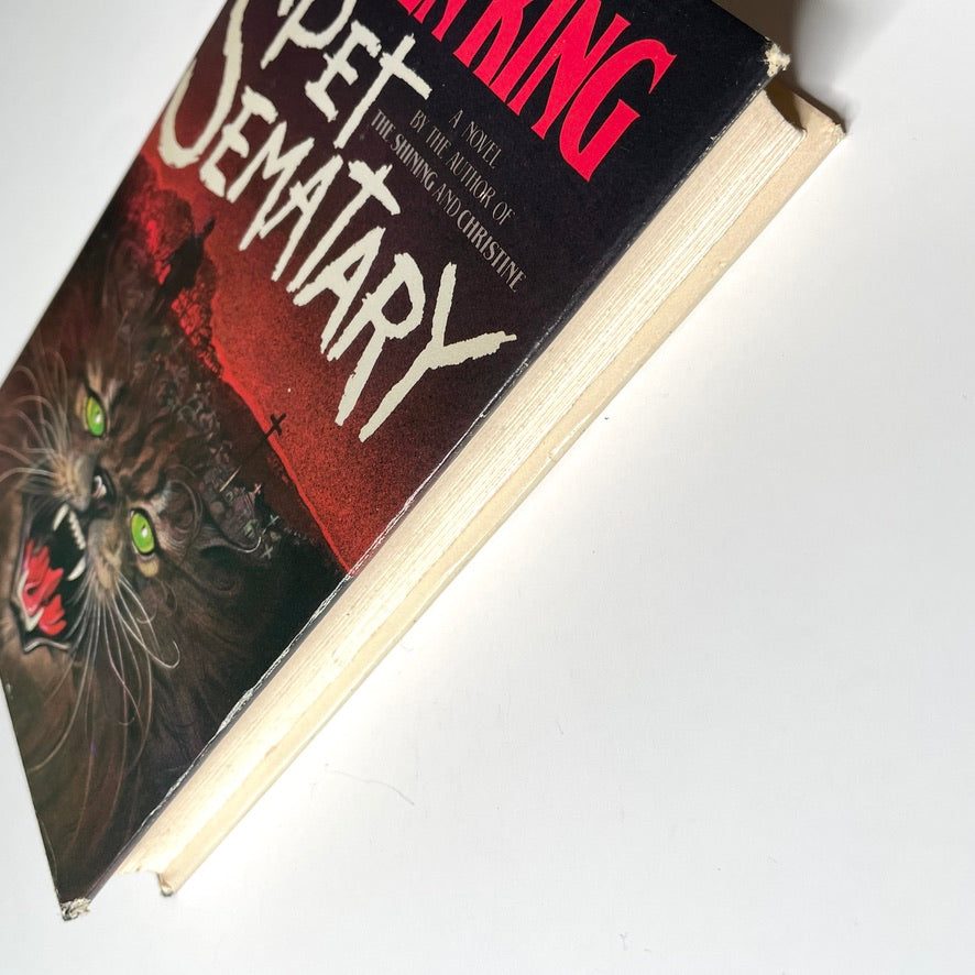 Pet Sematary Stephen King Hardcover Book *1st Book Club, 1st Print* 1983 Doubleday