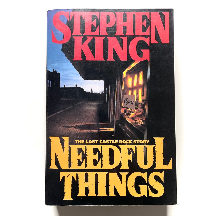 Needful Things Stephen King Paperback Book *Large Print Edition* 1992 GK Hall