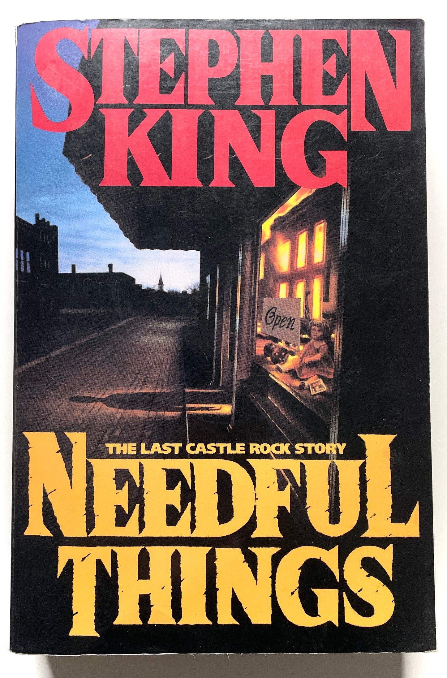 Needful Things Stephen King Paperback Book *Large Print Edition* 1992 GK Hall