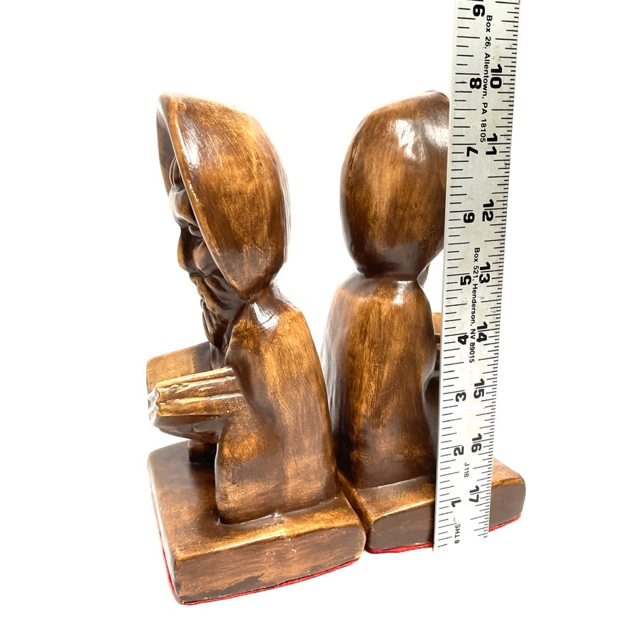Yozie Mold Midcentury 'Medieval Monks' Bookends
