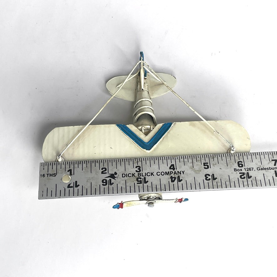 Handcrafted Metal Airplane Toy WWI Model
