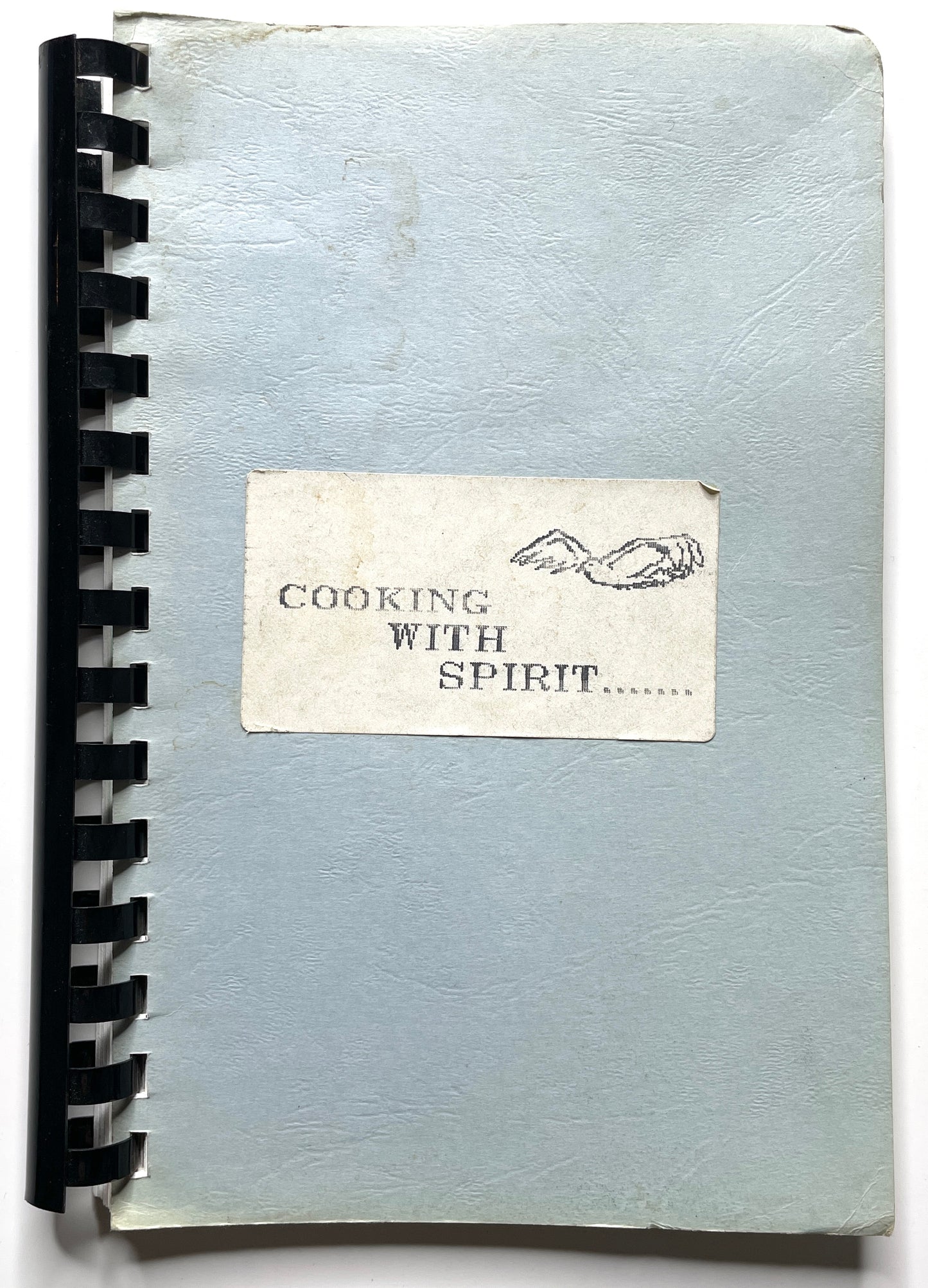 Cooking With Spirit Cookbook New London CT - 80s Spiral Bound Illustrated Recipe Book