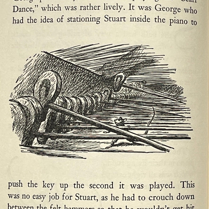 Stuart Little 1945 Illustrated Hardcover Book - Early Print