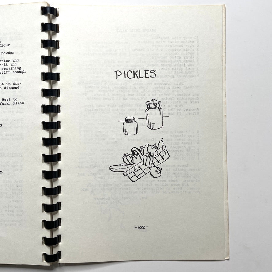 Park Church 100 Year Anniversary Cookbook 1974 Norwich CT - 70s Vintage Spiral Bound Illustrated Recipe Book