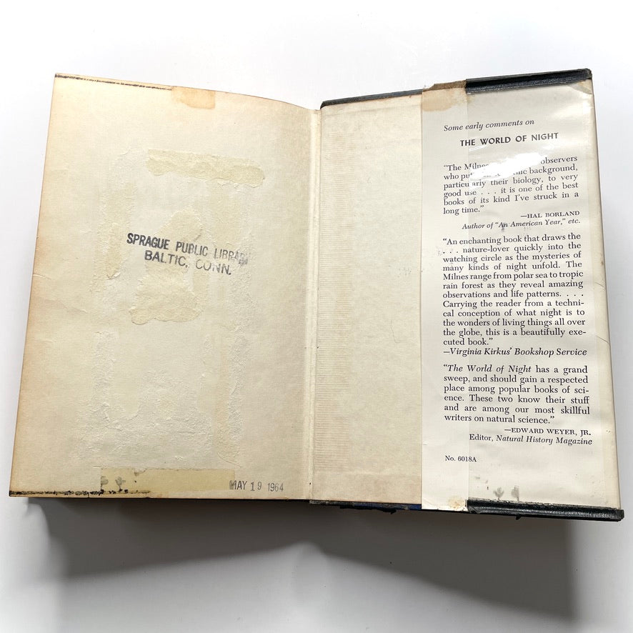 World of Night 1956 Illustrated Hardcover Book (Ex-Library)