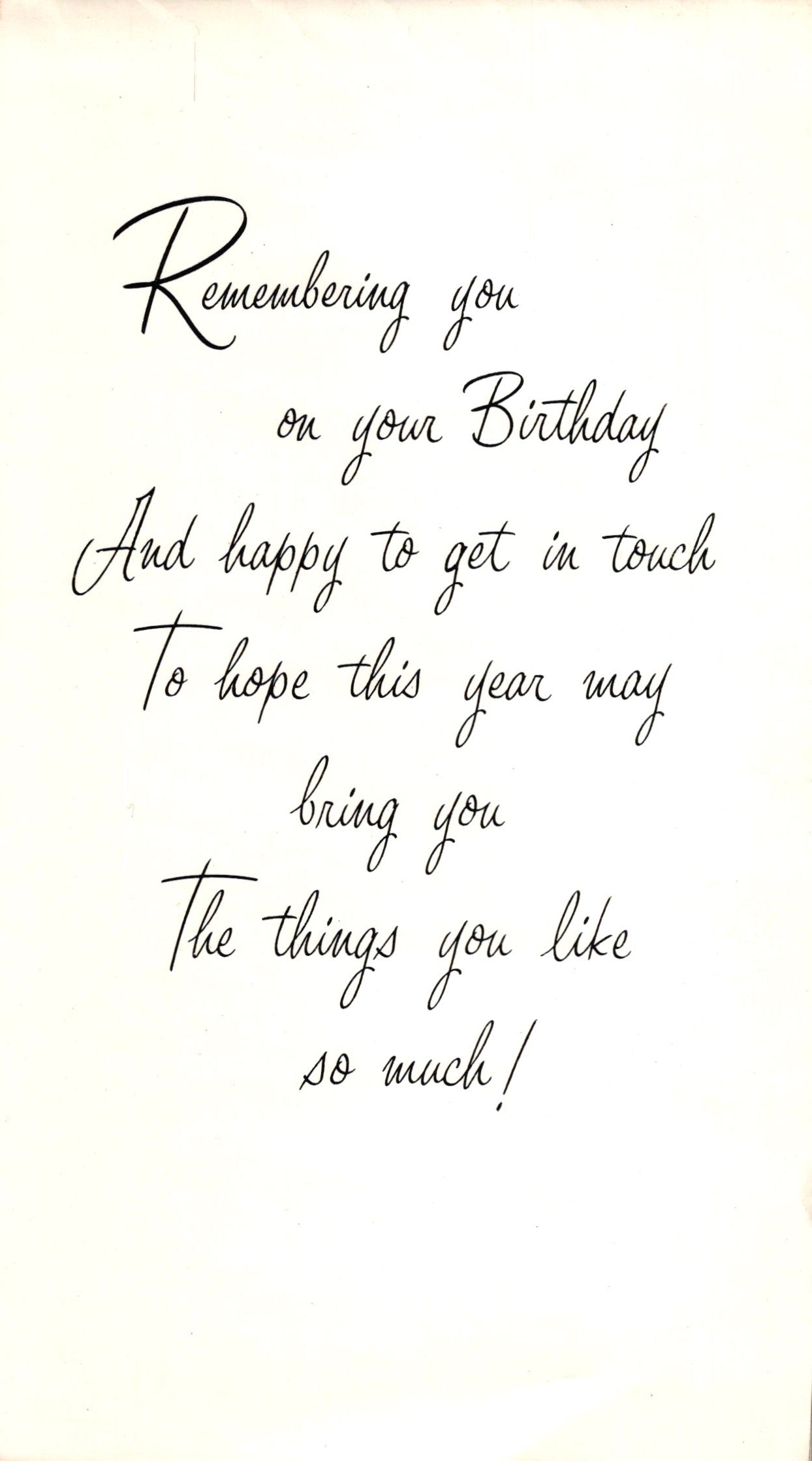 Birthday - Gal Pals - Glossy Vintage Greeting Card