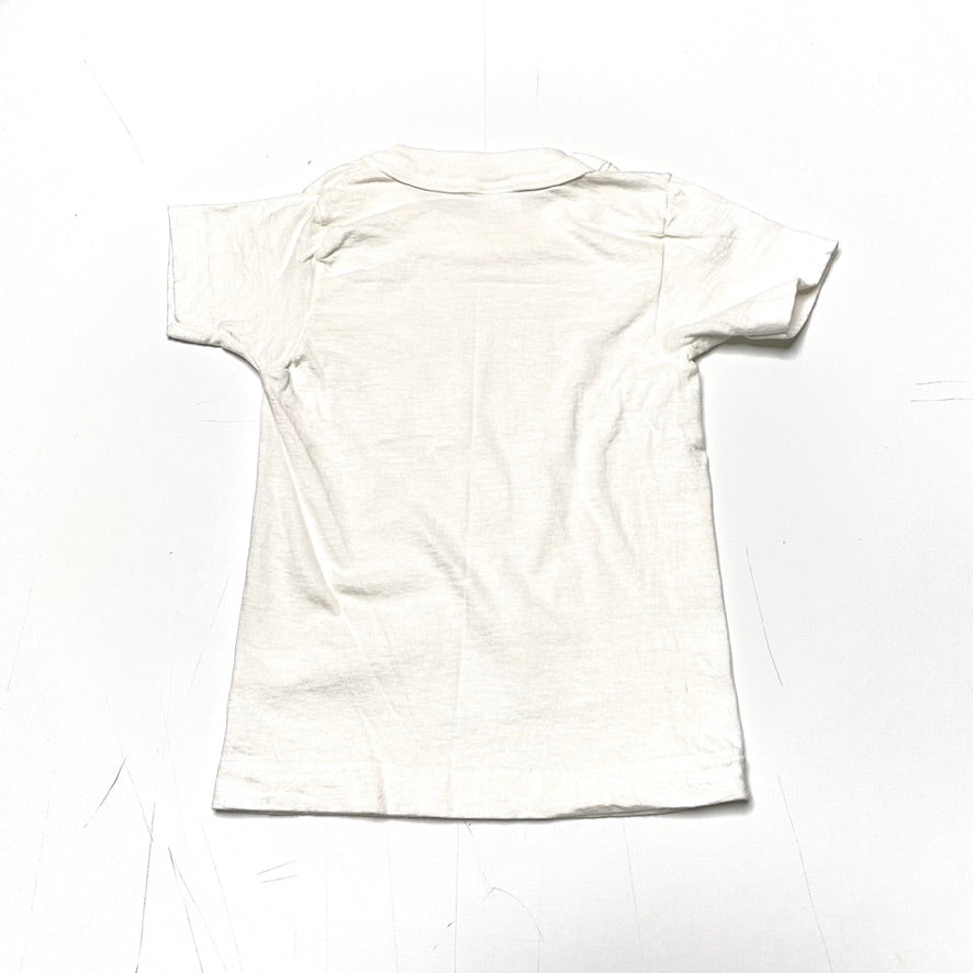 Plain White Cotton T-Shirt 2T