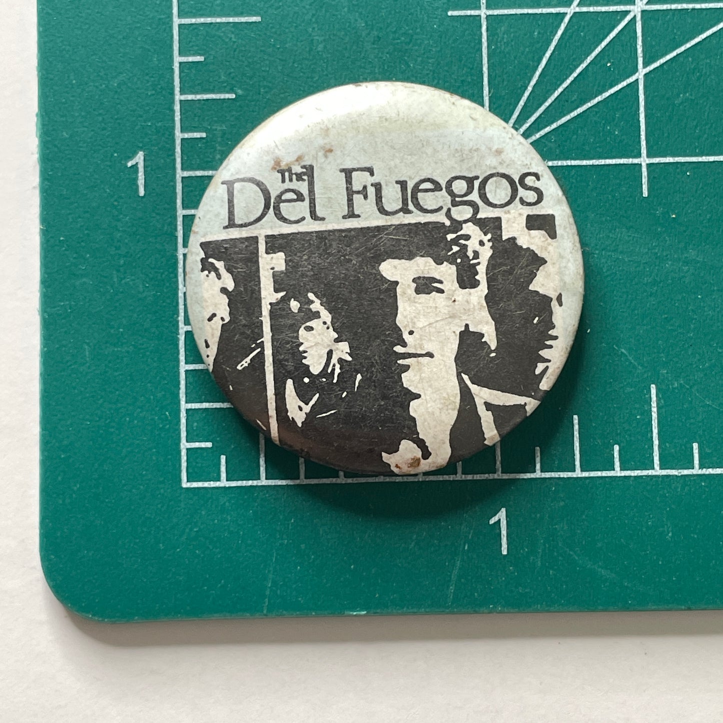 Del Fuegos Boston Garage Band 80s Vintage Promo Pinback Button 1.25"