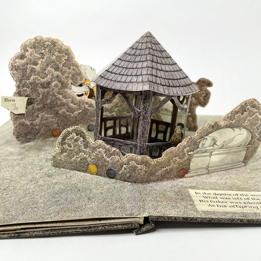 Dwindling Party 1982 Hardcover *Pop Up* Book