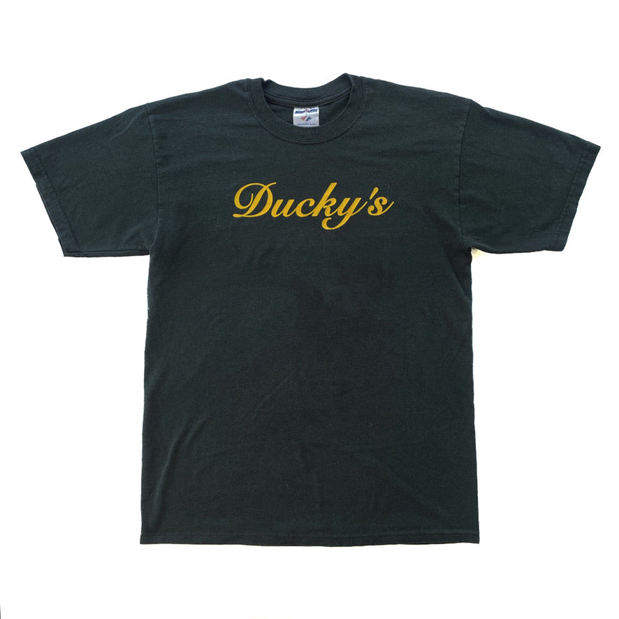 90s Vintage Ducky's Double-Sided T-Shirt Black (M)
