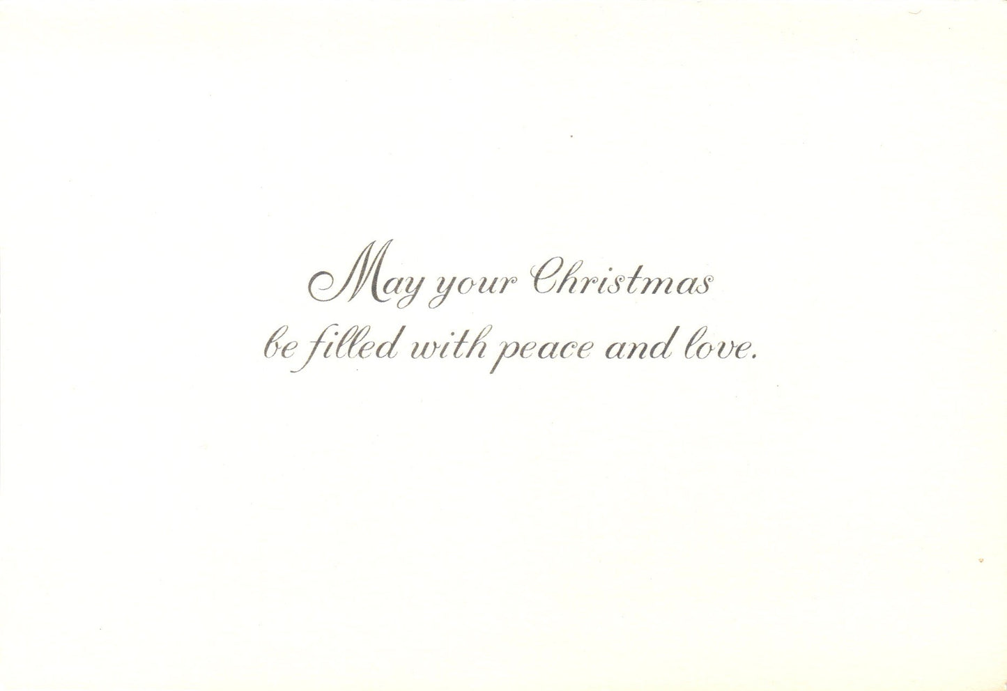 Christmas - Poodle and Lion - Textured Vintage Greeting Card - Hallmark
