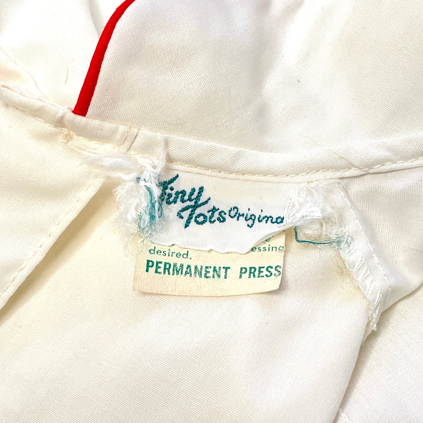 Ruffle Front White Collared Top 12M