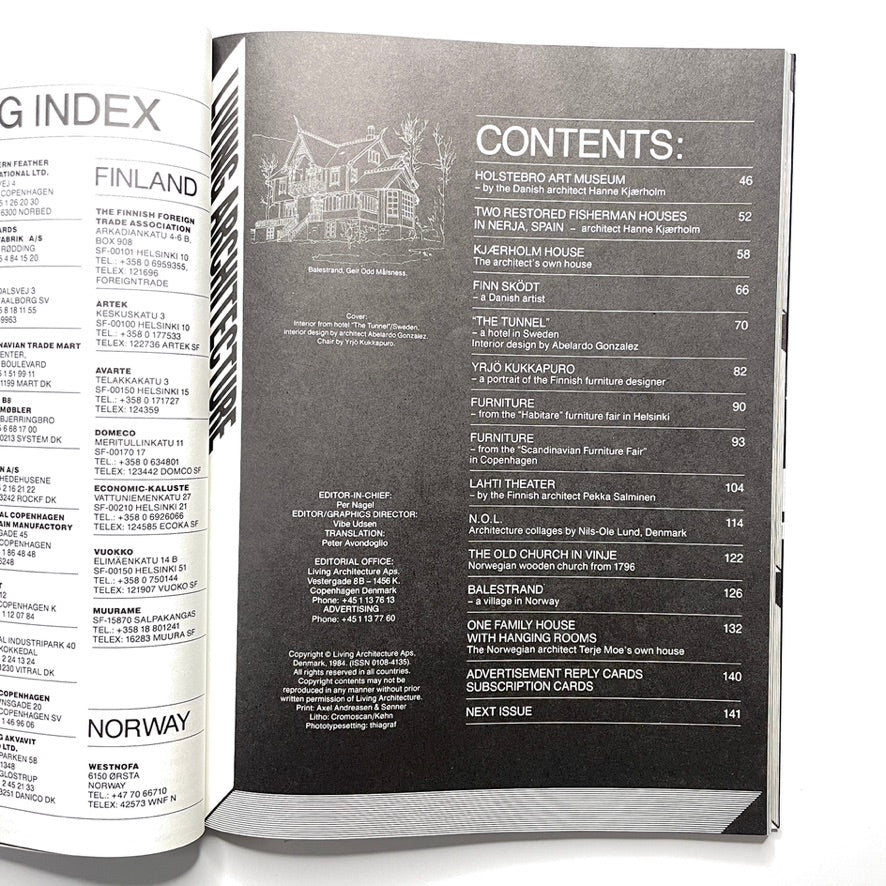 Living Architecture No. 2 1984 Scandinavian Design Magazine