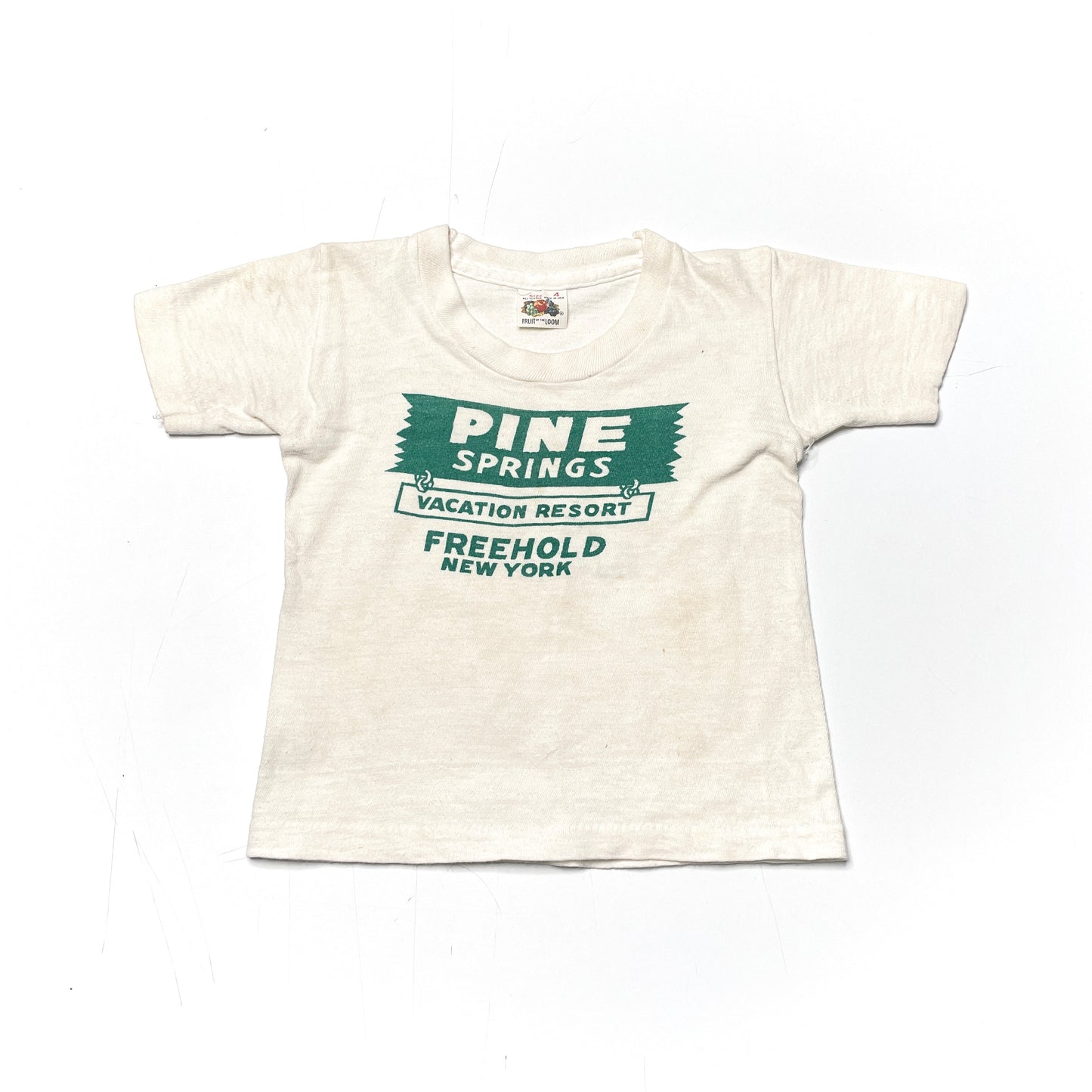 Pine Springs Graphic White T-Shirt 2T