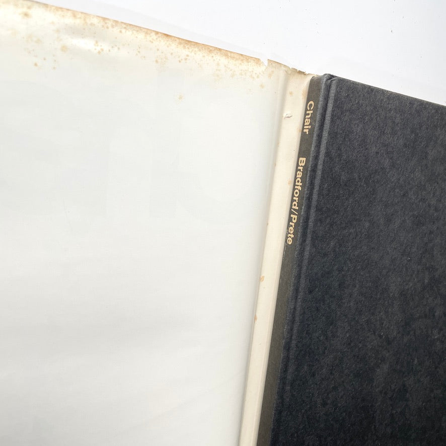 Chair 1978 Hardcover Design History Book