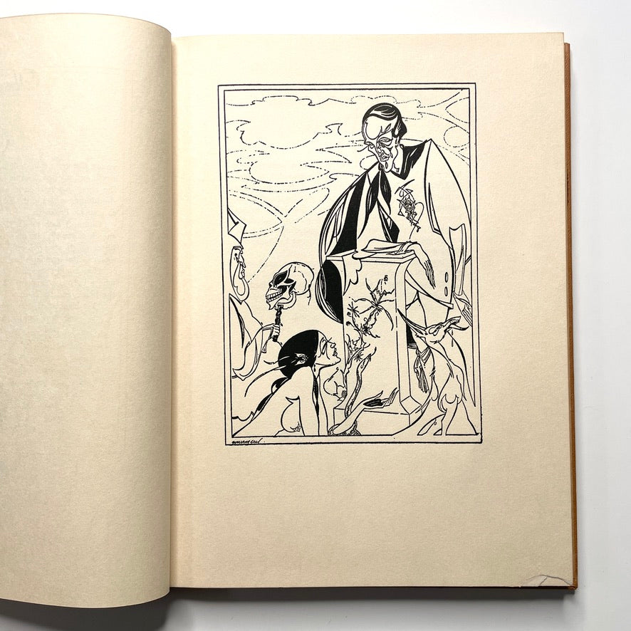 Flowers of Evil: Baudelaire Pattern & Prose 1947 Illustrated Hardcover Book