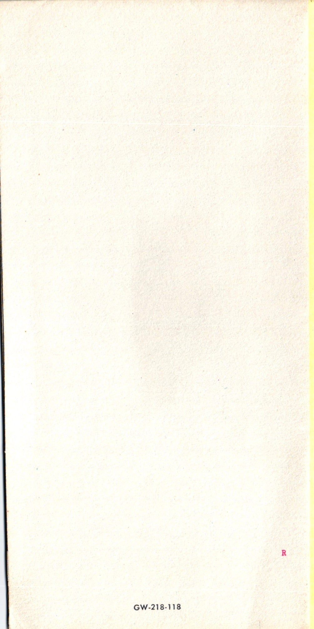 Get Well Soon - Window Box - Slim Vintage Greeting Card - Gold Stamped + Embossed