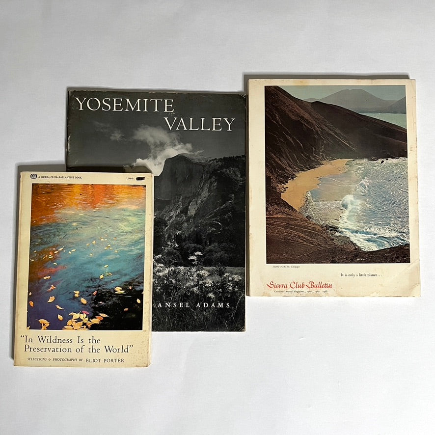 Sierra Club Bulletin Mags, Books + Prints Huge Lot Vintage 60s Nature Photos & Writing