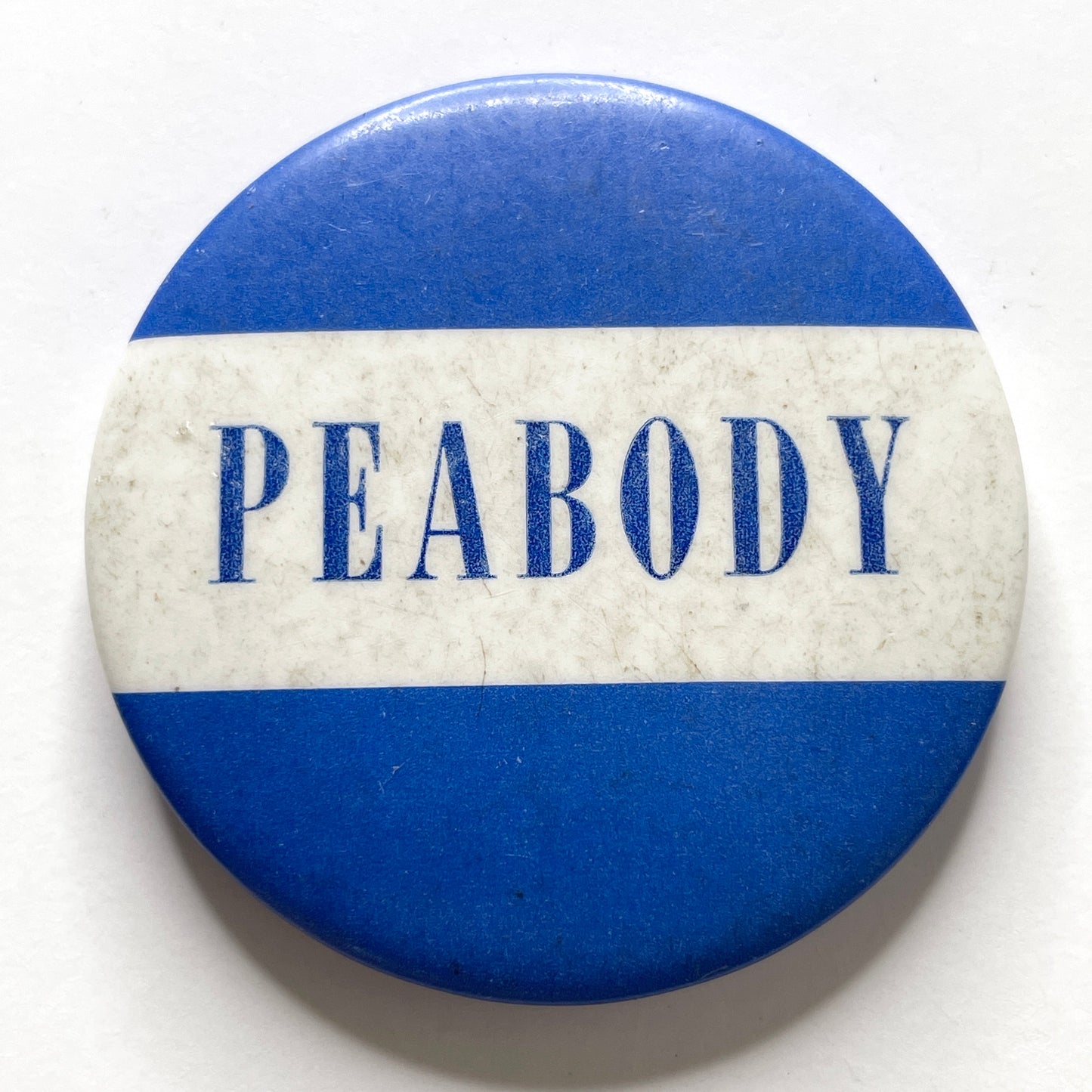 Peabody Political Campaign 60s Vintage Pinback Button 1.75"