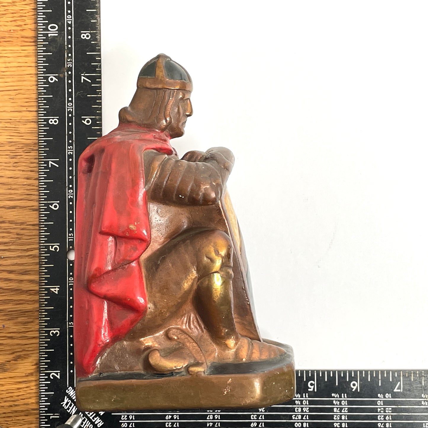 Marion Bronze 'Crusaders' Knight Bookends 1930s Bronze Clad