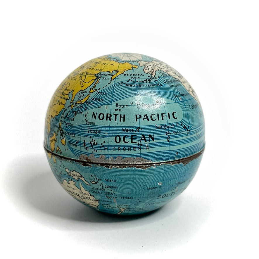Antique Mini Globe Sewing Etui