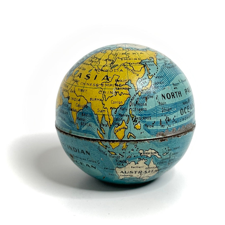 Antique Mini Globe Sewing Etui