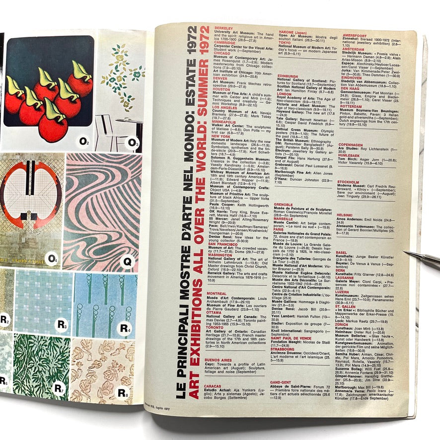 Domus No. 512 1974 Italian Design Magazine